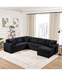 Streamdale Furniture Streamdale Oversized 115.3" U-Shaped Sectional Sofa with Chaise Lounge