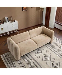 Streamdale Furniture 83" Wave Sofa - Light Green