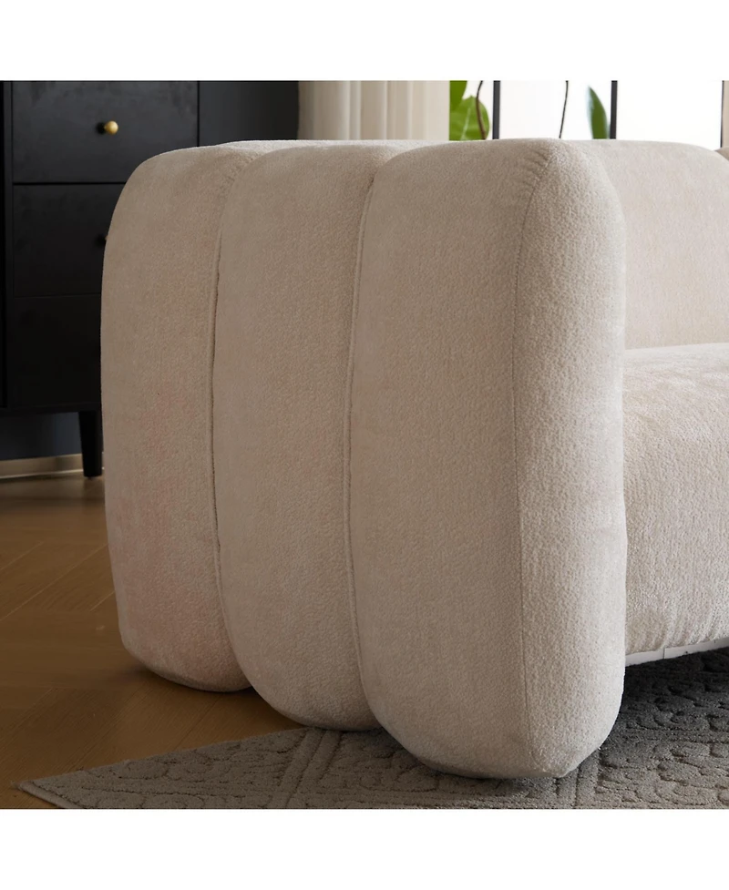 Streamdale Furniture 83" Wave Sofa - Beige