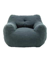 Streamdale Furniture Bean Bag Sofa Chair with Armrests, High-Density Foam, Comfy for Living Room/Bedroom