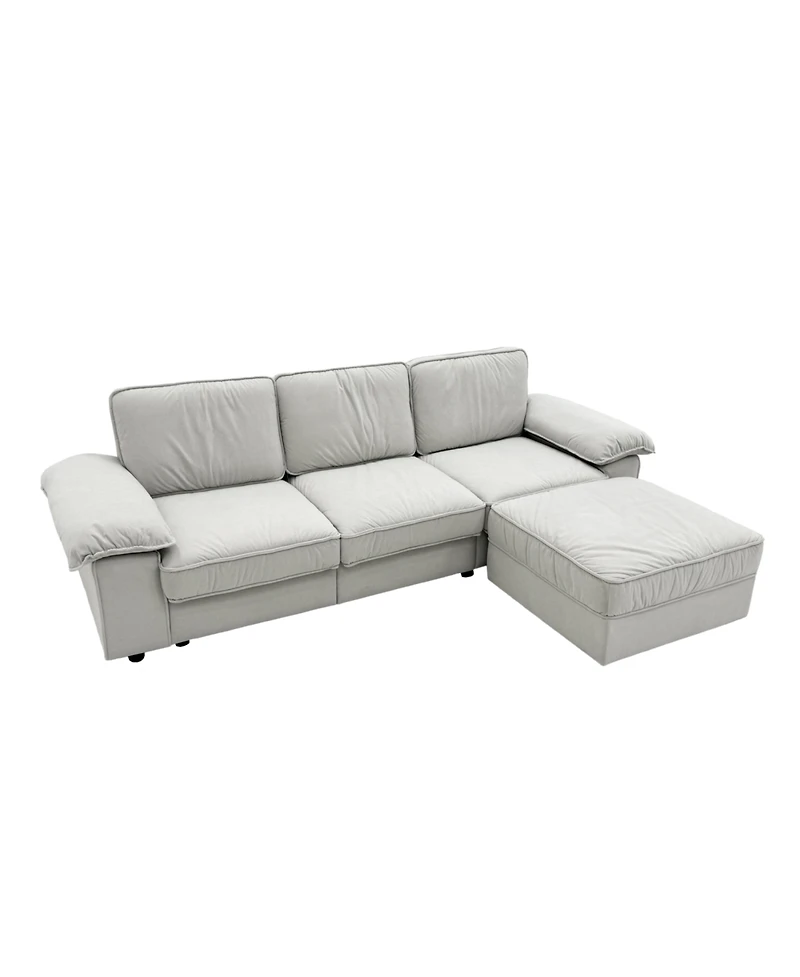 Streamdale L-Shaped Sectional Sofa with Hidden Storage