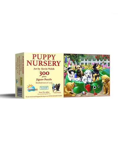 SunsOut Puppy Nursery 300 piece Jigsaw Puzzle for Adults