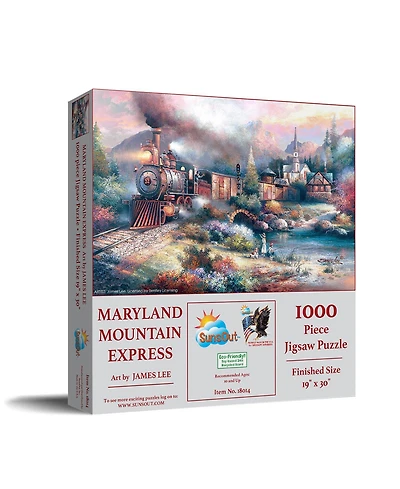 SunsOut Maryland Mountain Express 1000 piece Jigsaw Puzzle for Adults