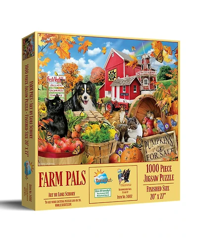 SunsOut Farm Pals 1000 piece Jigsaw Puzzle for Adults