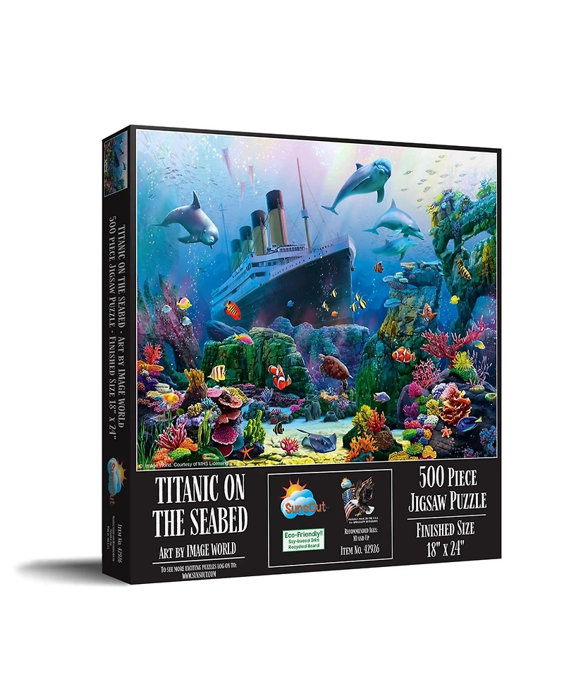 SunsOut Titanic on the Sea Bed 500 piece Jigsaw Puzzle for Adults