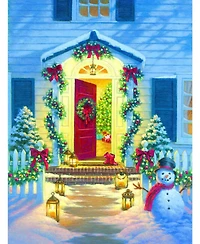 SunsOut Christmas Porch 500 piece Jigsaw Puzzle for Adults Christmas