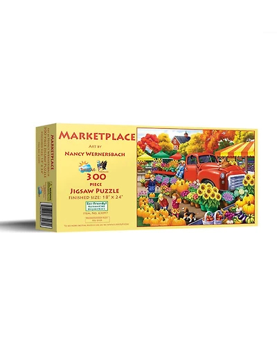 SunsOut Marketplace 300 piece Jigsaw Puzzle for Adults