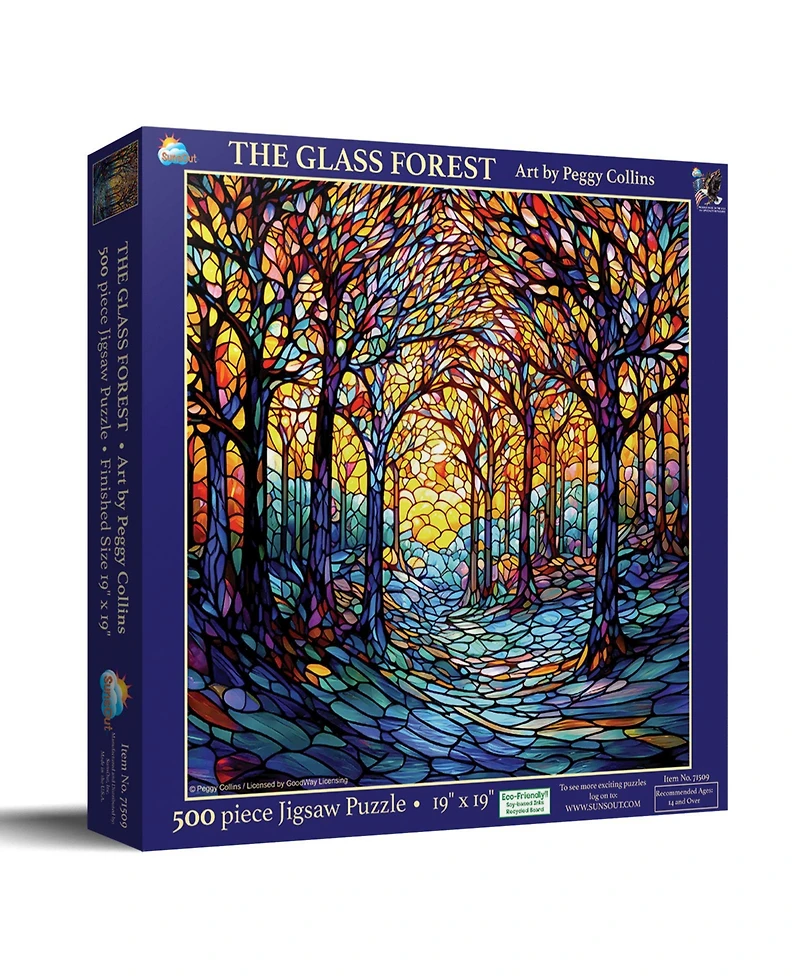 SunsOut The Glass Forest 500 piece Jigsaw Puzzle for Adults