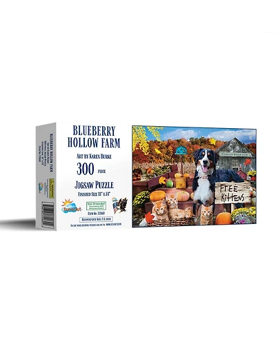 SunsOut Blueberry Hollow Farm 300 piece Jigsaw Puzzle for Adults