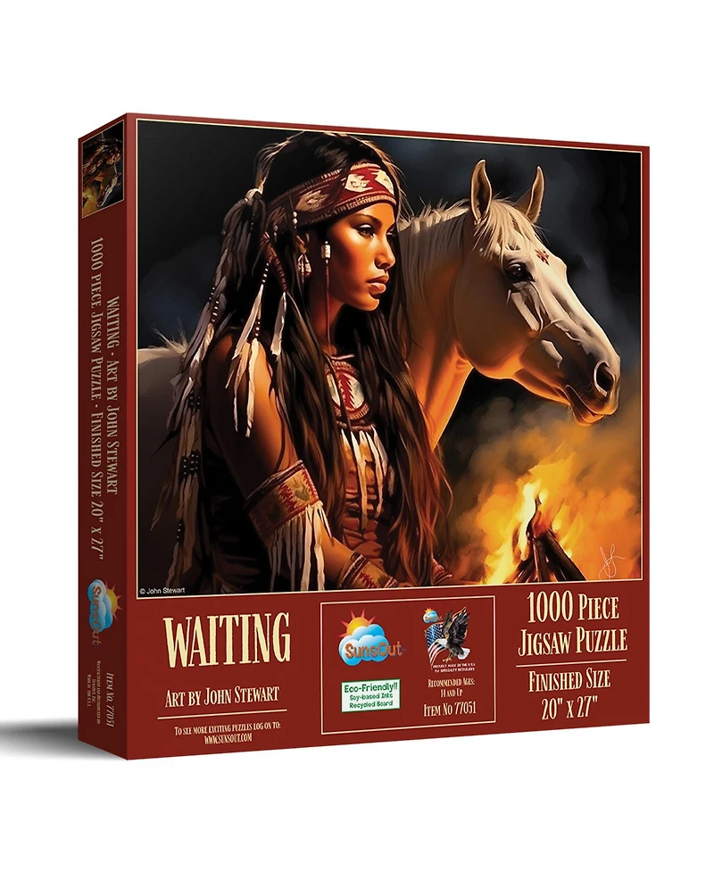 SunsOut Waiting 1000 piece Jigsaw Puzzle for Adults