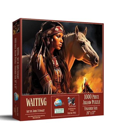 SunsOut Waiting 1000 piece Jigsaw Puzzle for Adults