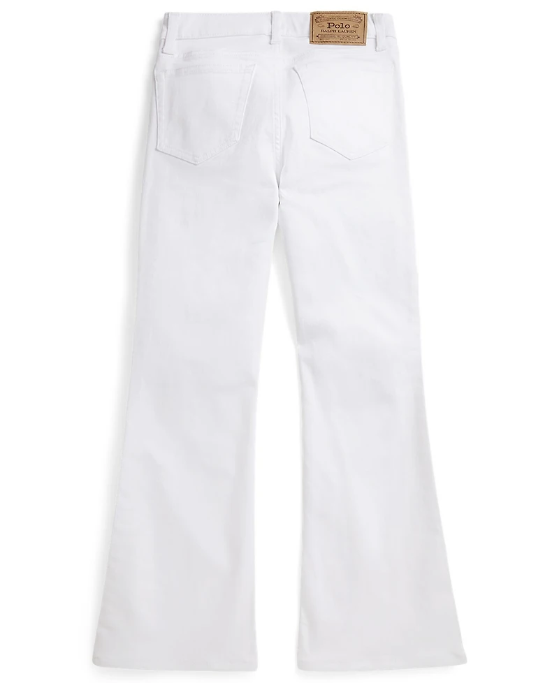 Polo Ralph Lauren Girls' 7-16 Flared Stretch Denim Jeans