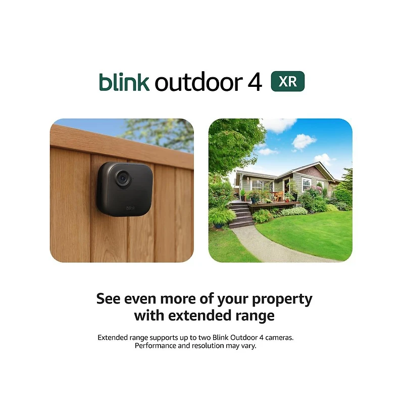 Blink Outdoor 4 Xr Wireless Smart 1080p Security Camera with Two Year Battery Life – Camera System