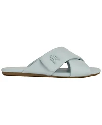 Calvin Klein Women's Renley Criss-Cross Slip-On Flat Sandals