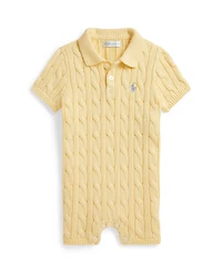 Polo Ralph Lauren Baby Boys' Cable-Knit Shortall