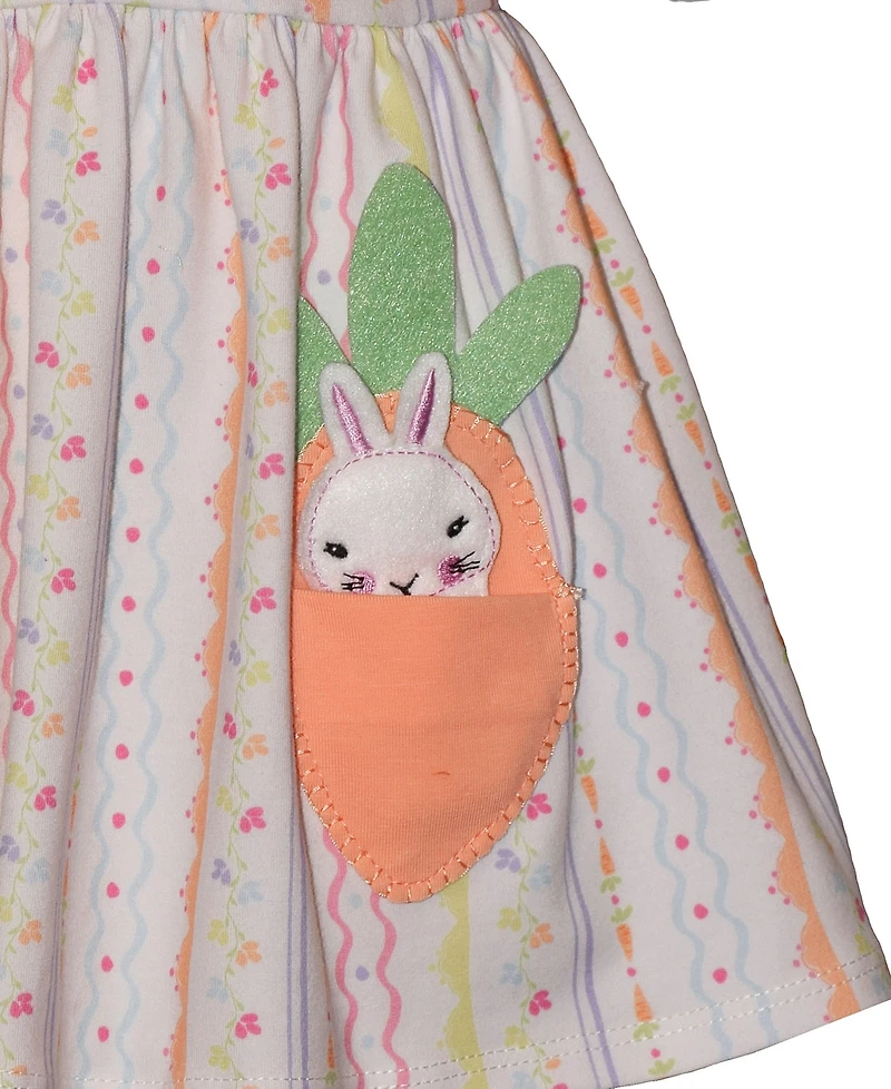 Bonnie Baby Girls' Carrot Pocket Easter Dress and Bloomers