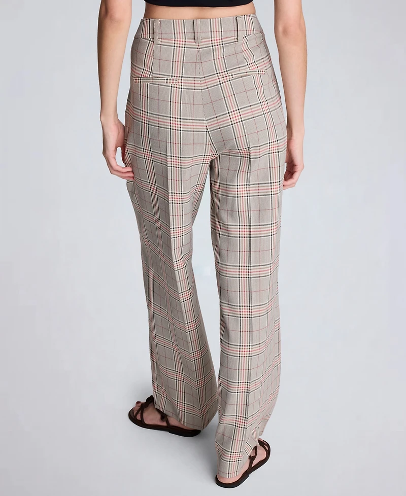 Kenneth Cole Women's High Rise Wide Leg Pants