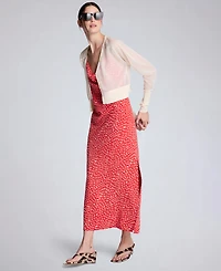 Kenneth Cole Women's Saddle-Shoulder Cropped Cardigan