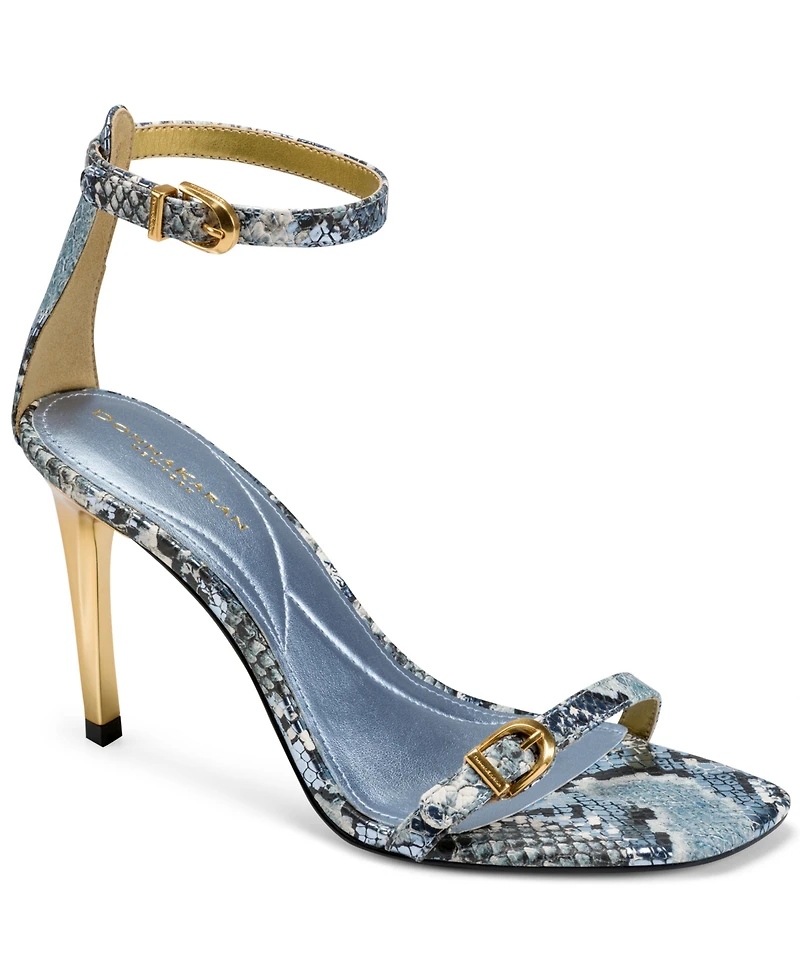 Donna Karan New York Women's Pryce Buckle Ankle-Strap Dress Sandals