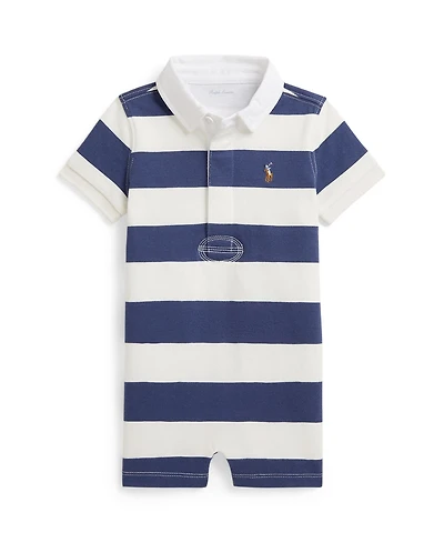 Polo Ralph Lauren Baby Boys' Striped Rugby Collar Shortall