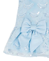 Rare Editions Baby Girls' Scalloped Round Neck Top and Knit Leggings, 2-Piece Set