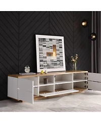 Streamdale 80" Tv Stand with Multi-Functional Storage