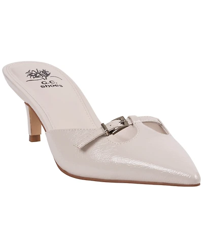 Gc Shoes Women's Patent Detail Slip-On Dress Sandals