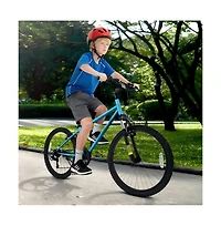 Kids Mountain Bike with Suspension Fork Six Speed Drivetrain and Dual V Brakes