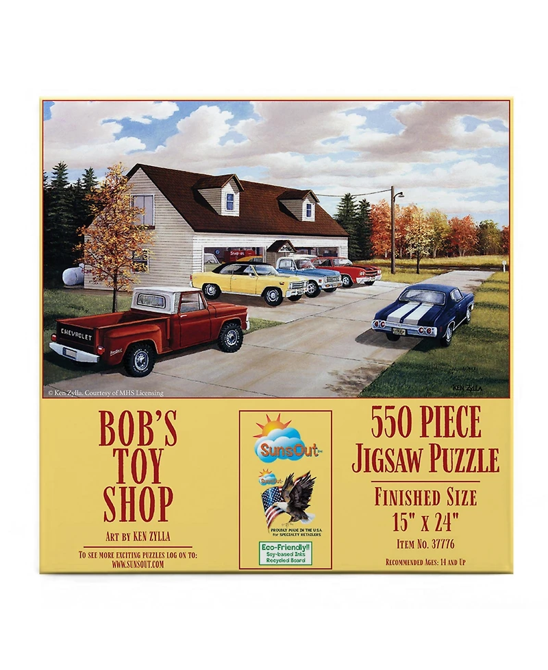 SunsOut Bob's Toy Shop 550 piece Jigsaw Puzzle for Adults