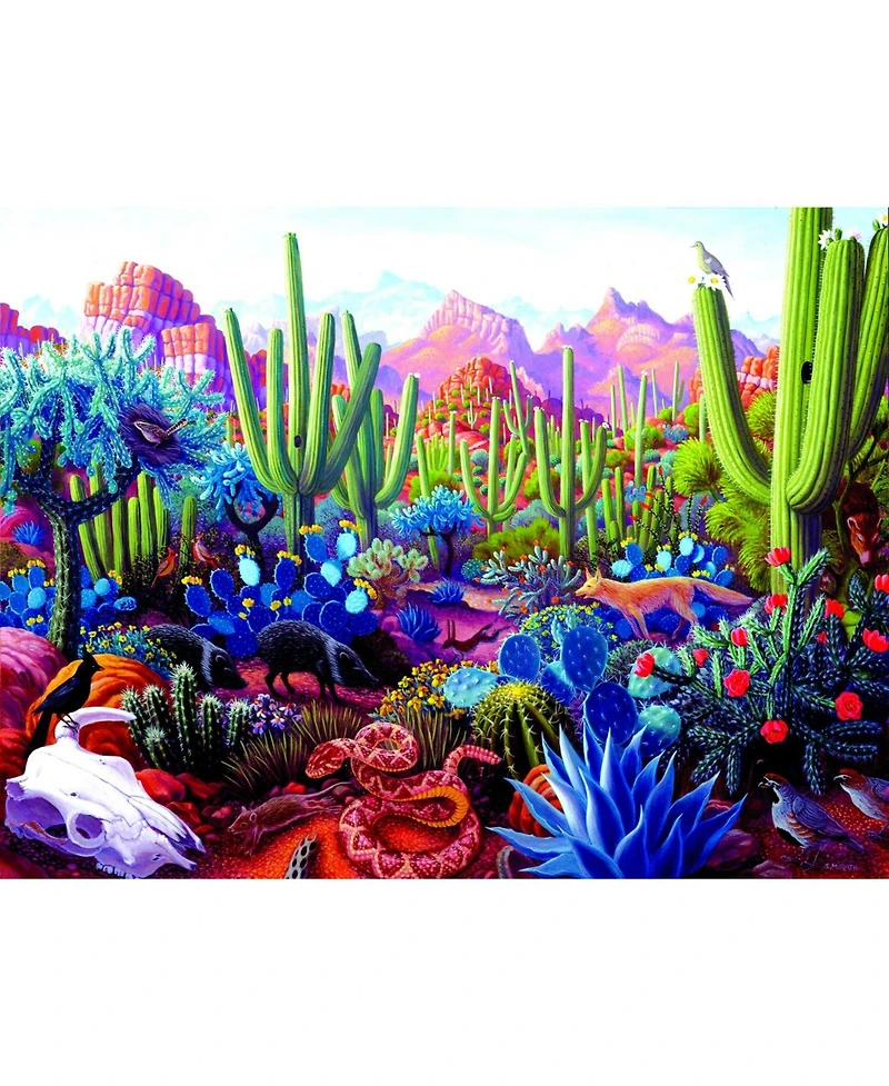 SunsOut Cactusland 1000 piece Jigsaw Puzzle for Adults