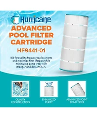 Hurricane Filters HF9441-01 Advanced Pool and Spa Cartridge Filter Replacement