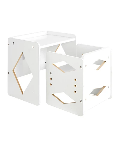 Slickblue Weaning Table and Chair Set Montessori Kids Activity Table and Chair