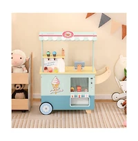 Hongge Kids Ice Cream Truck Pretend Play Set with Vending Features