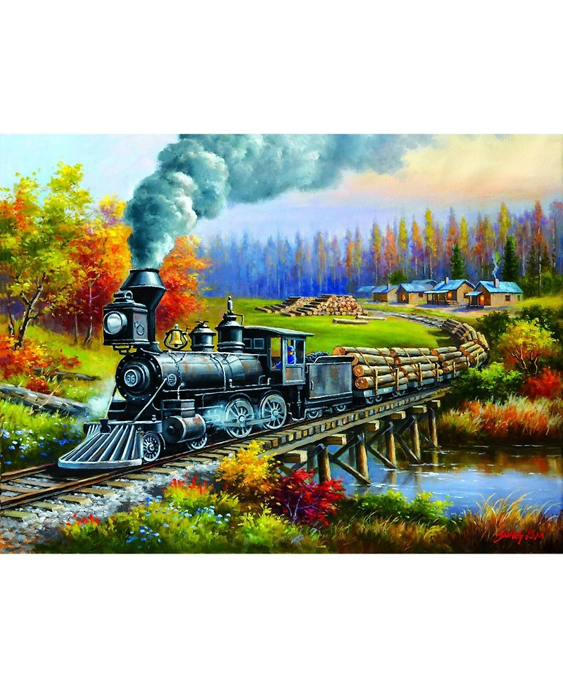 SunsOut Logging Camp Run 1000 piece Jigsaw Puzzle for Adults
