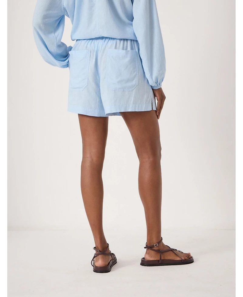 Hush Women's Ernie Gathered Linen Beach Short
