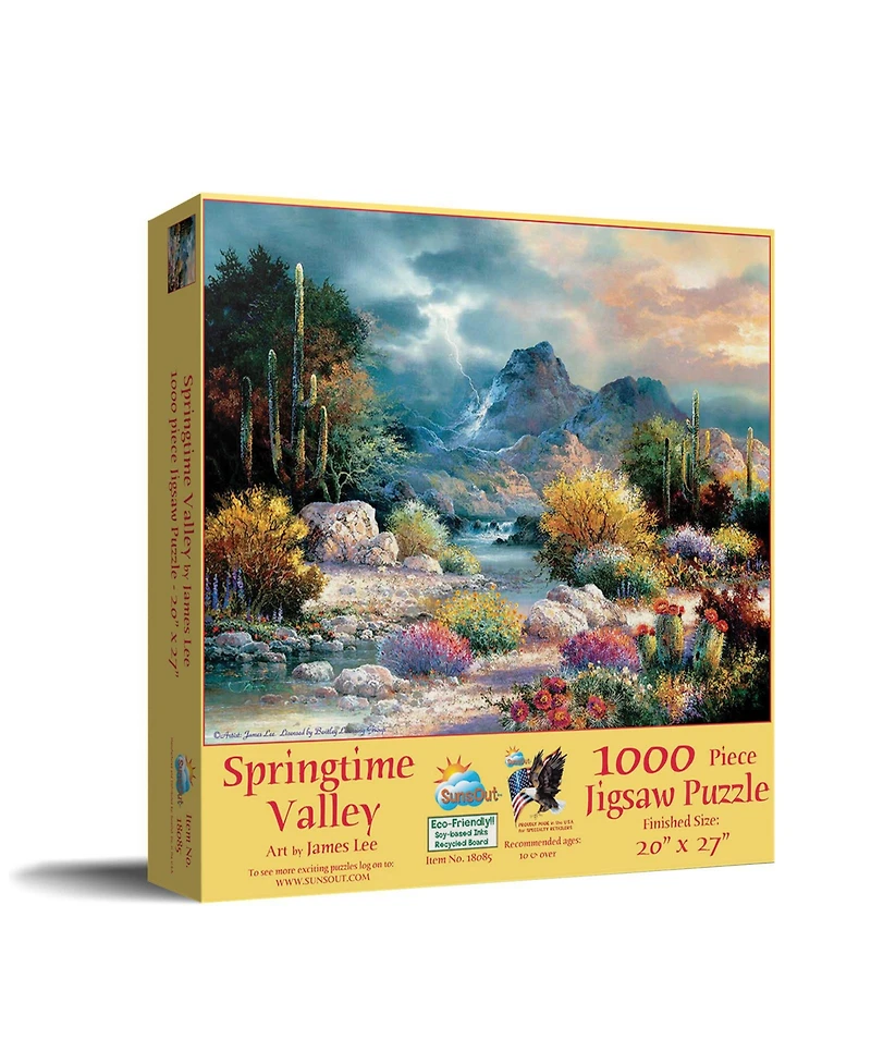 SunsOut Springtime Valley 1000 piece Jigsaw Puzzle for Adults