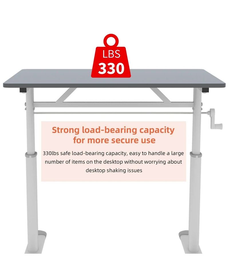 Streamdale Furniture Adjustable Height Study Desk - Kids & Adults