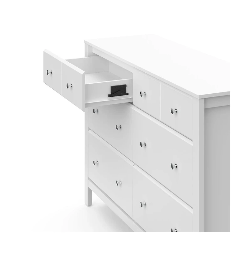 Storkcraft Horizon 6 Drawer Dresser (White)