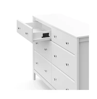 Storkcraft Horizon 6 Drawer Dresser (White)