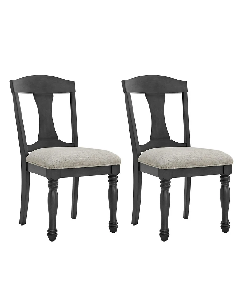 Streamdale Furniture Mid-Century Modern Upholstered Dining Chairs (Set of 2) for Kitchen, Living Room