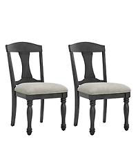 Streamdale Furniture Mid-Century Modern Upholstered Dining Chairs (Set of 2) for Kitchen, Living Room