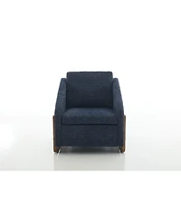 Streamdale Furniture Elegant Modern Chenille Armchair with Wooden Frame and Cushioned Comfort