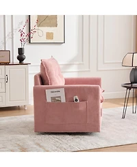 Streamdale Furniture Swivel Barrel Accent Chair