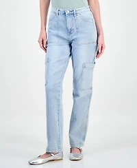And Now This Women's High Rise Utility Denim Jeans