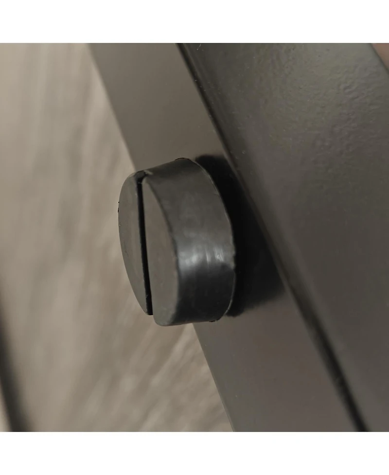 Streamdale Furniture Modern End Table Nightstand - Glass & Wood