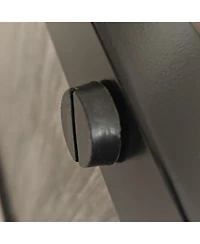 Streamdale Furniture Modern End Table Nightstand - Glass & Wood