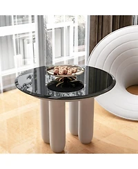 Streamdale Furniture 24" Round Tempered Glass Table Top