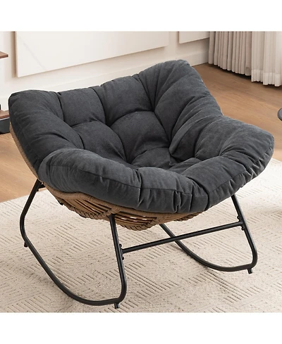 Streamdale Furniture Chenille Rocking Accent Chair