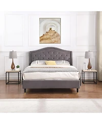 Streamdale Furniture Square Wood & Metal End Table