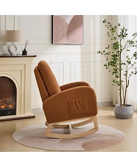 Streamdale Furniture Sherpa Glider Rocking Chair
